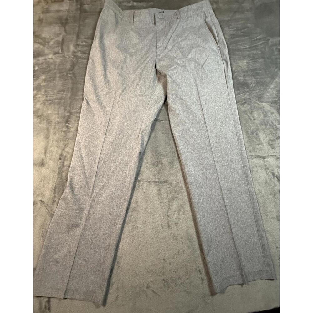 Grand Slam, Golf Pants, Flat Front, Slash Pocket, Men’s 34X30, Grey Stretchy